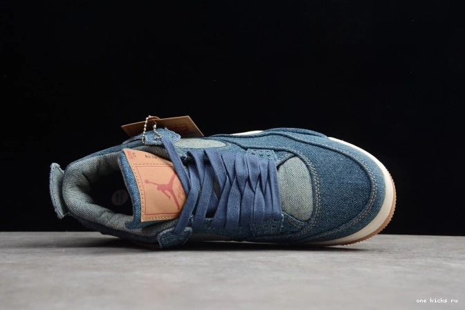 Rep Onekick Denim Jordan 4 Nike AO2571-401 Levi's Air x 0810